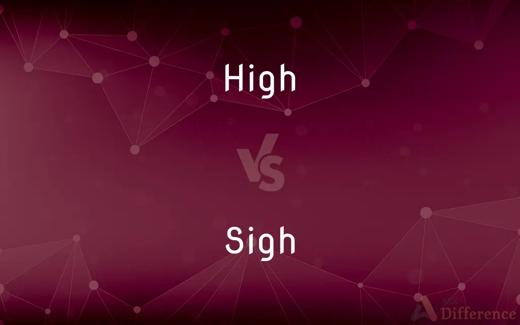 High vs. Sigh — What's the Difference?