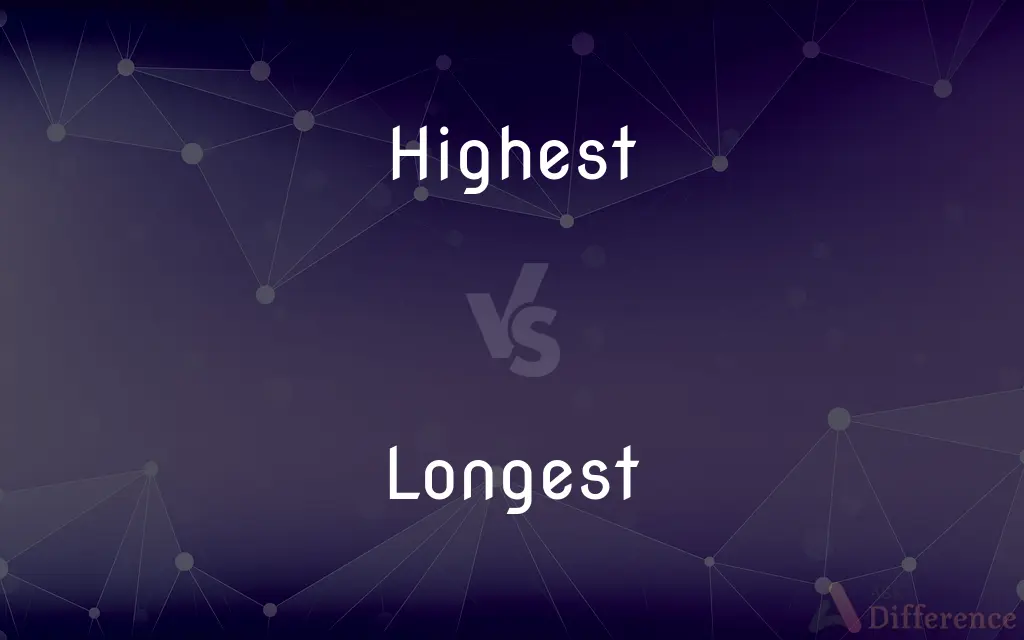 Highest vs. Longest — What's the Difference?