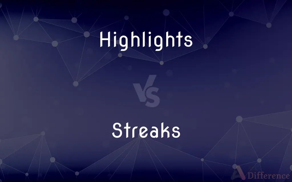 Highlights vs. Streaks — What's the Difference?