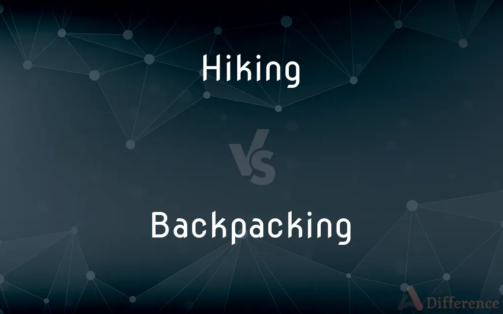 Hiking vs. Backpacking — What's the Difference?