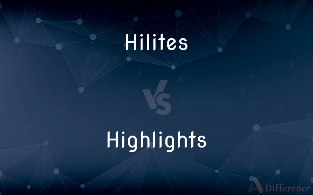 Hilites vs. Highlights — Which is Correct Spelling?