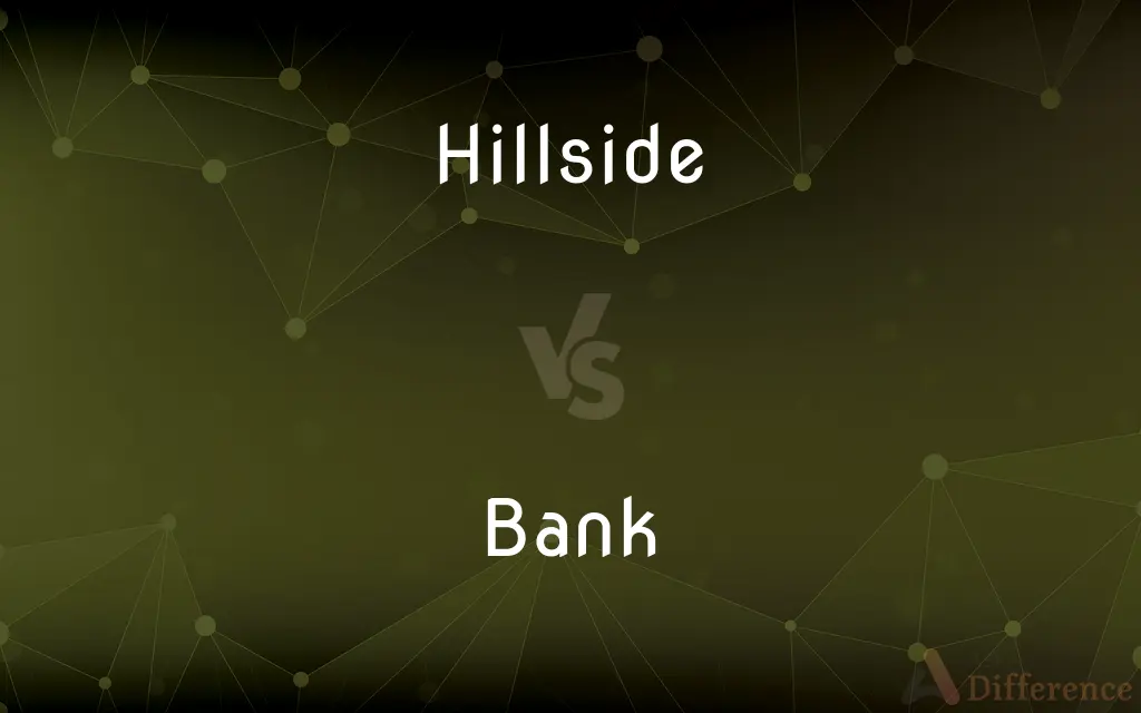 Hillside vs. Bank — What's the Difference?