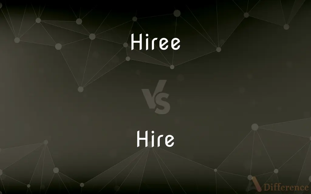 Hiree vs. Hire — What's the Difference?