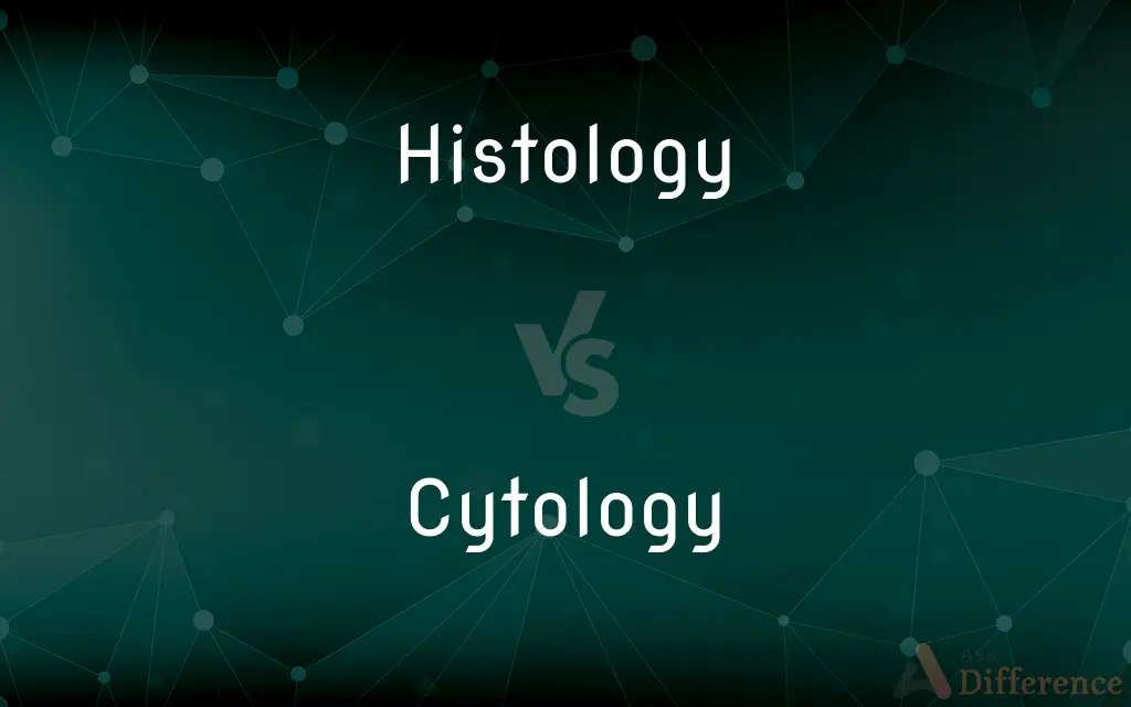 Histology vs. Cytology — What's the Difference?