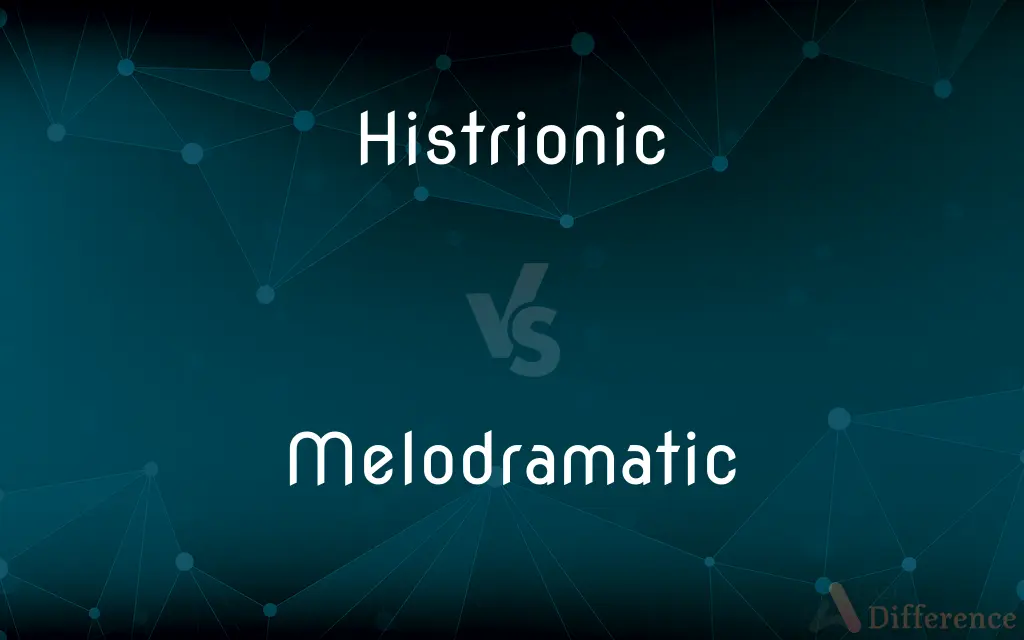 Histrionic vs. Melodramatic — What's the Difference?