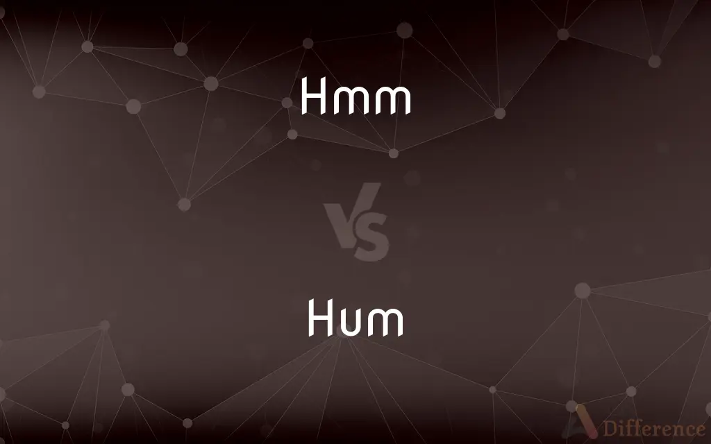 Hmm vs. Hum — What's the Difference?