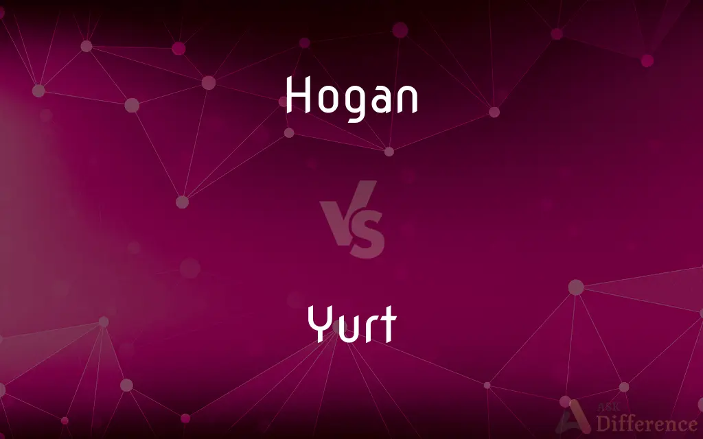 Hogan vs. Yurt — What's the Difference?
