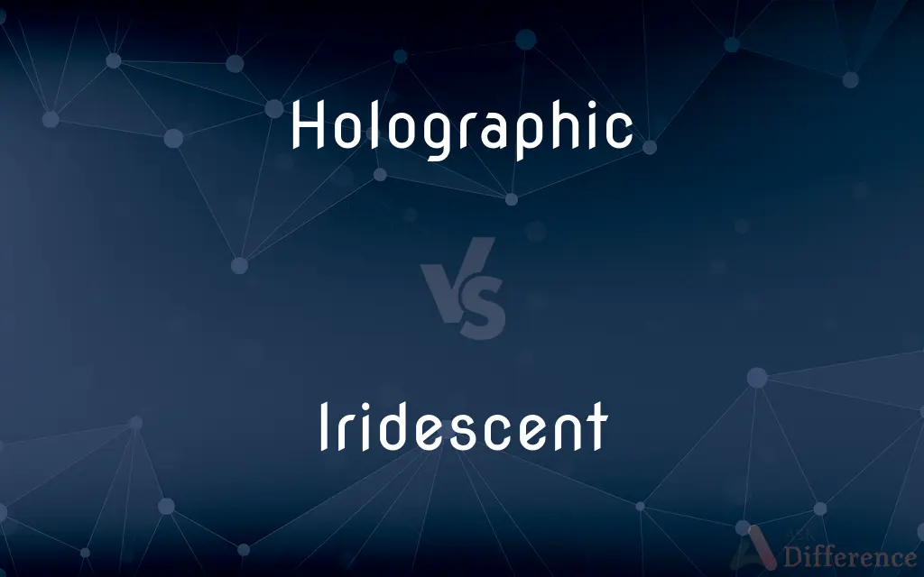 Holographic vs. Iridescent — What's the Difference?
