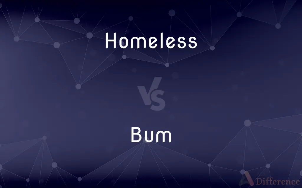 Homeless vs. Bum — What's the Difference?