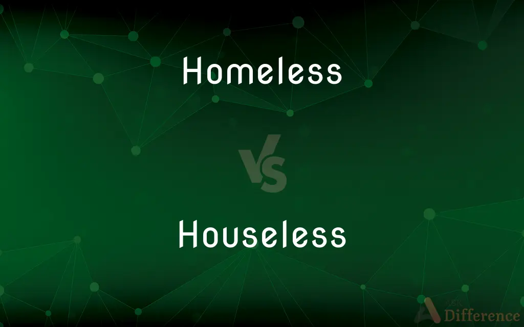Homeless vs. Houseless — What's the Difference?