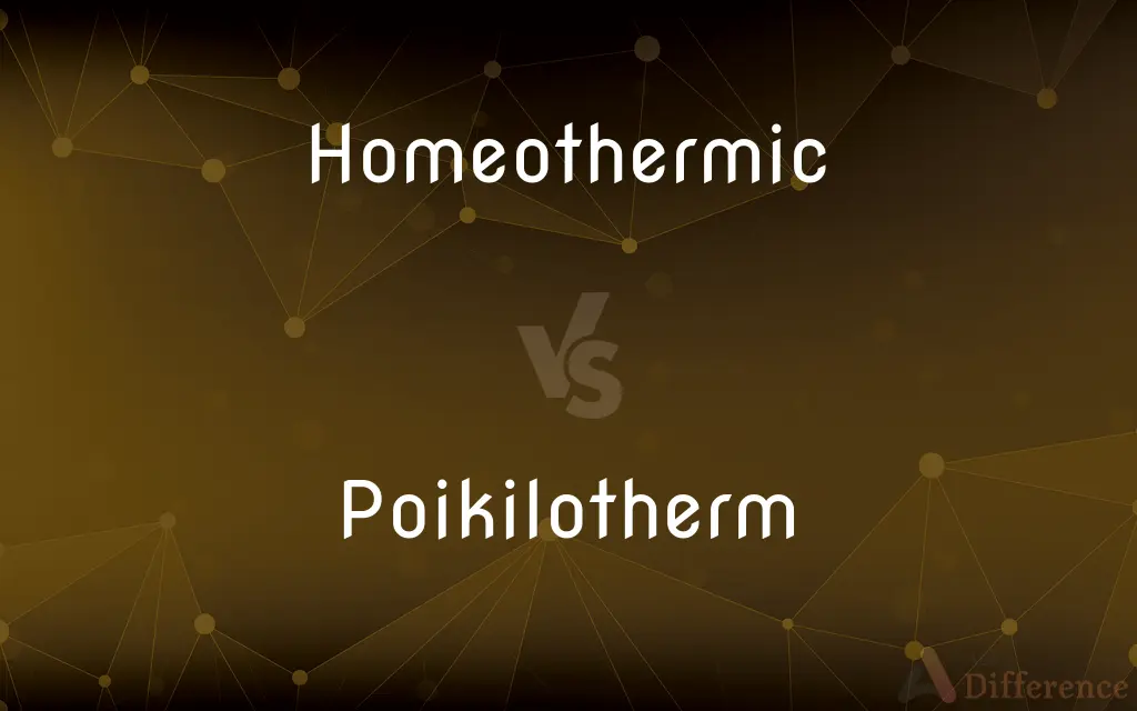 Homeothermic vs. Poikilotherm — What's the Difference?