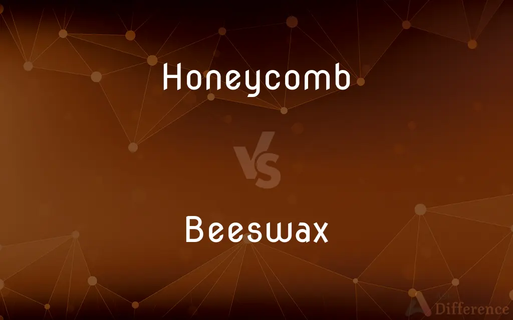Honeycomb vs. Beeswax — What's the Difference?