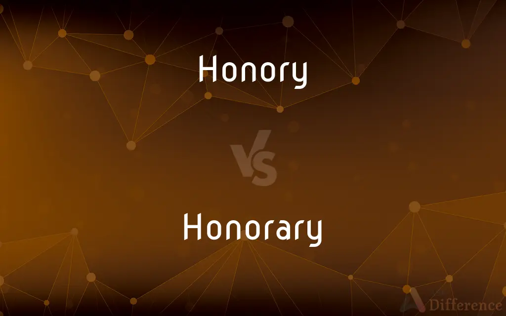 Honory vs. Honorary — Which is Correct Spelling?