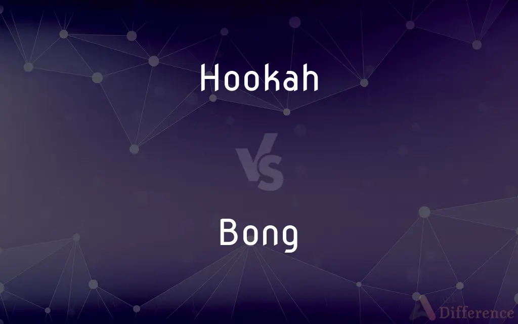 Hookah vs. Bong — What's the Difference?