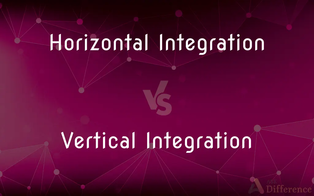 Horizontal Integration vs. Vertical Integration — What's the Difference?