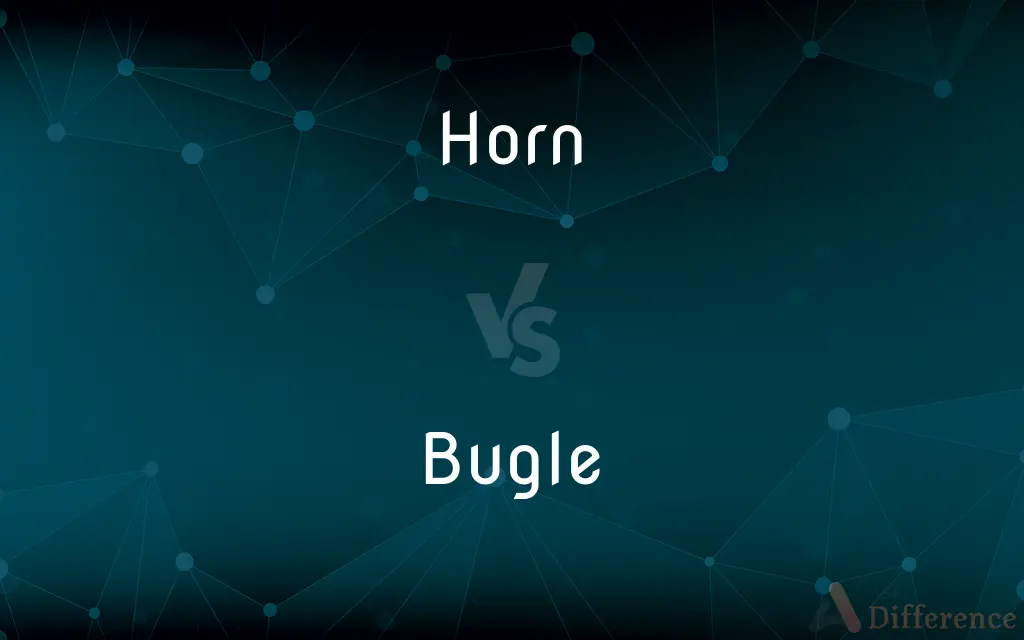 Horn vs. Bugle — What's the Difference?