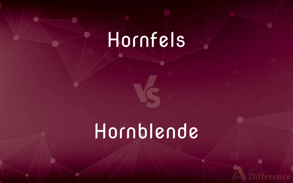 Hornfels vs. Hornblende — What's the Difference?