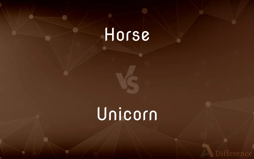Horse vs. Unicorn — What's the Difference?
