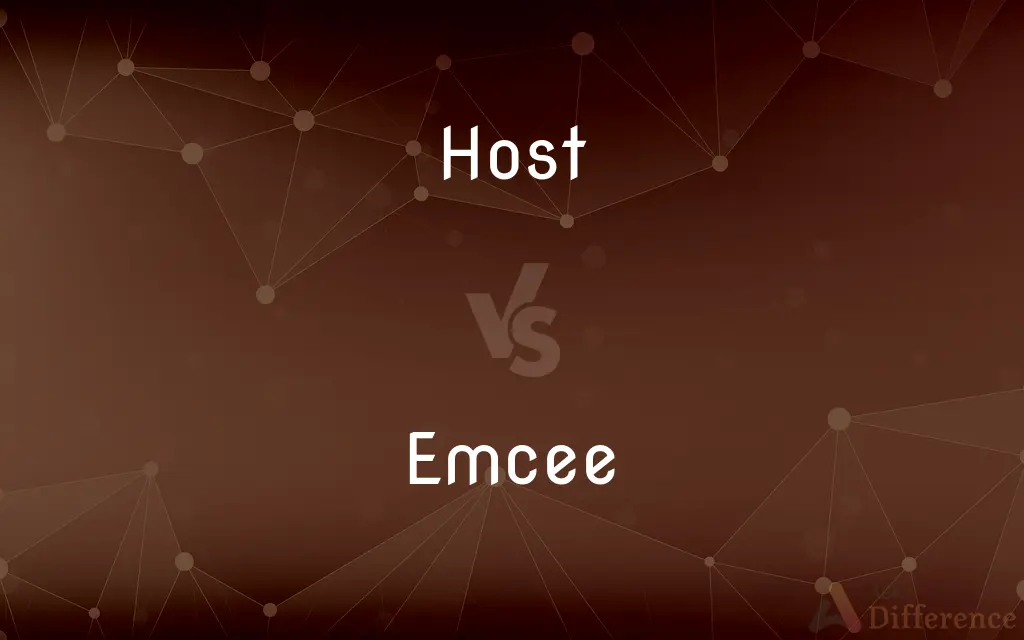 Host vs. Emcee — What's the Difference?