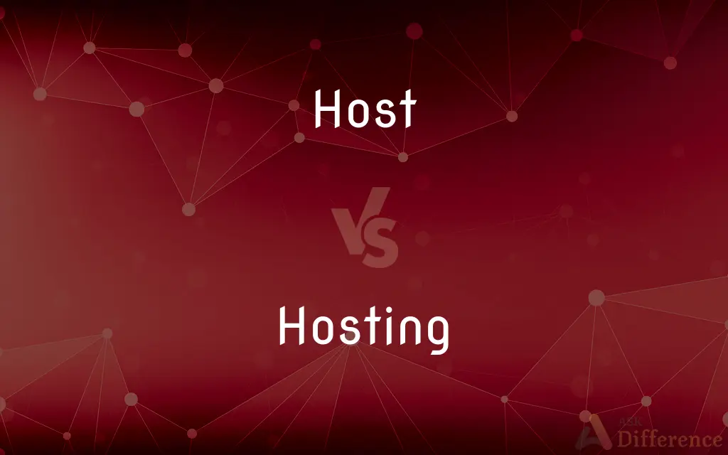 Host vs. Hosting — What's the Difference?