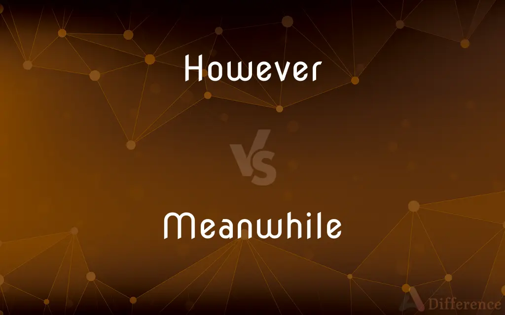 However vs. Meanwhile — What's the Difference?