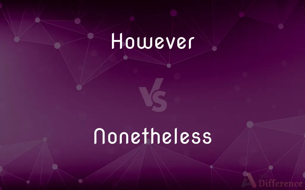 However vs. Nonetheless — What's the Difference?