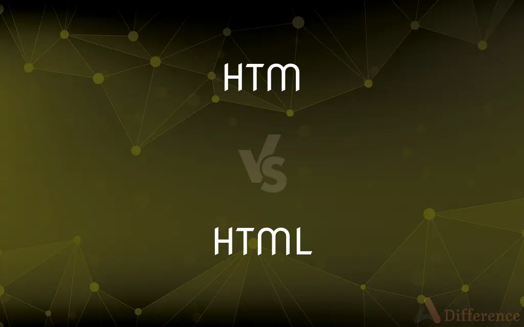 HTM vs. HTML — What's the Difference?