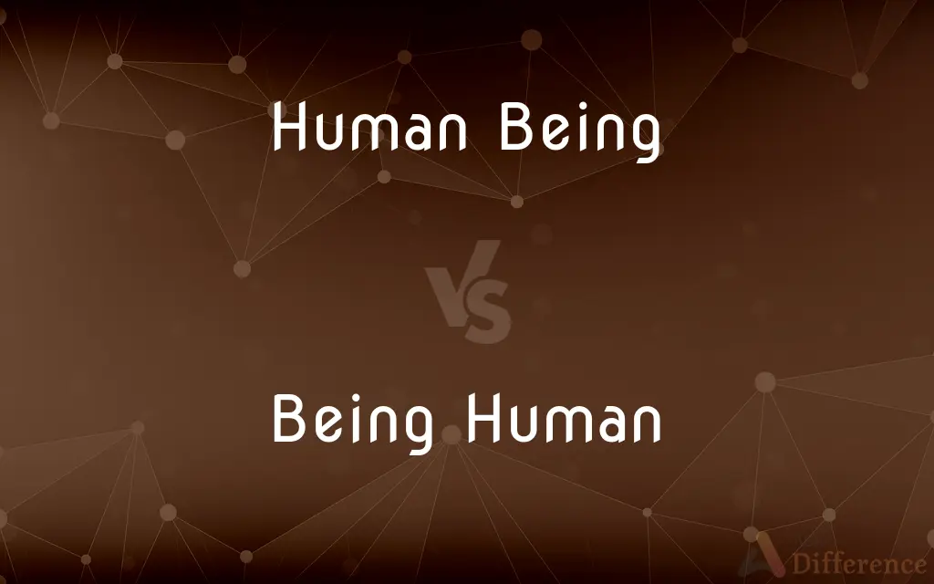 Human Being vs. Being Human — What's the Difference?