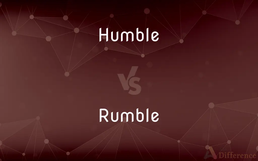 Humble vs. Rumble — What's the Difference?