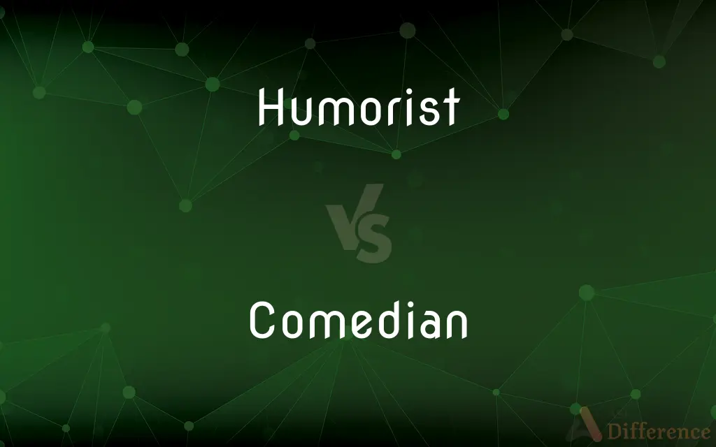 Humorist vs. Comedian — What's the Difference?