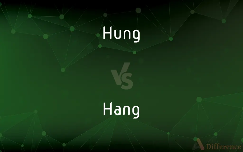 Hung vs. Hang — What's the Difference?