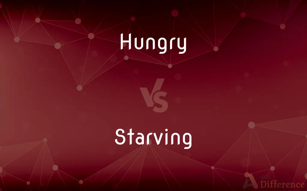 Hungry vs. Starving — What's the Difference?
