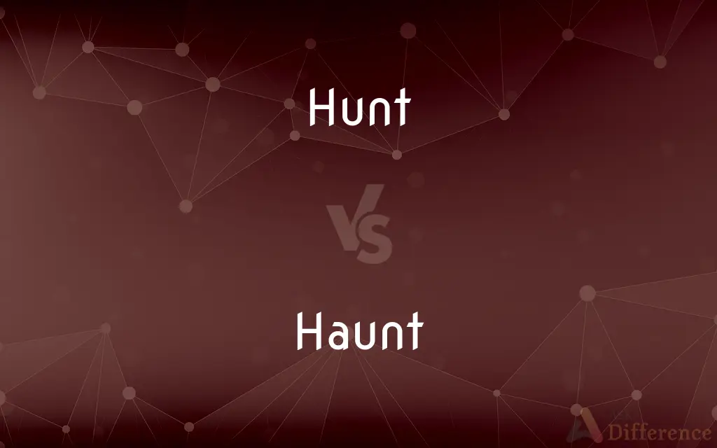 Hunt vs. Haunt — What's the Difference?