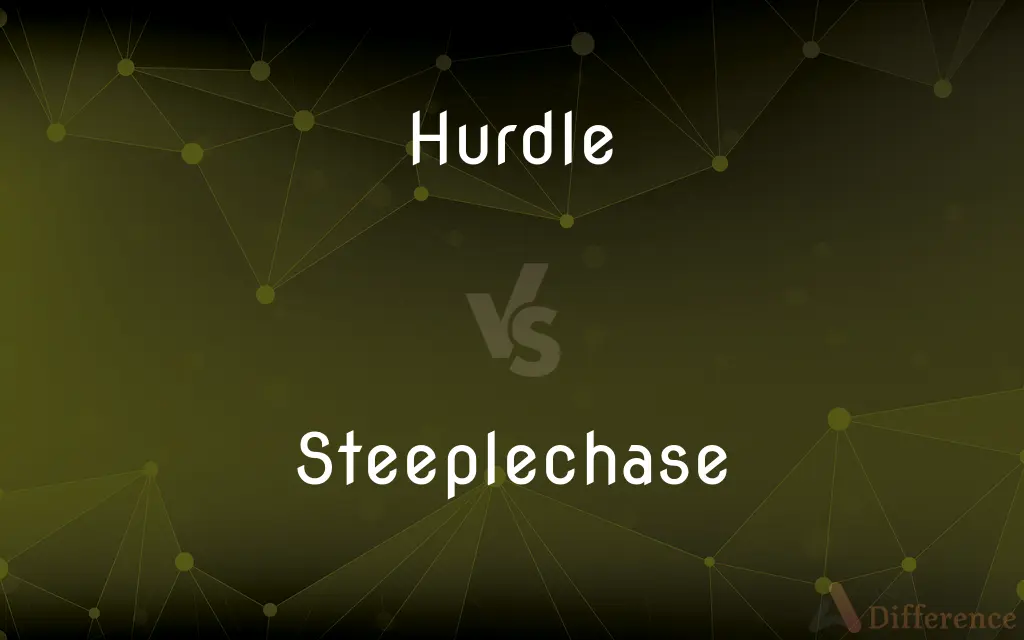 Hurdle vs. Steeplechase — What's the Difference?
