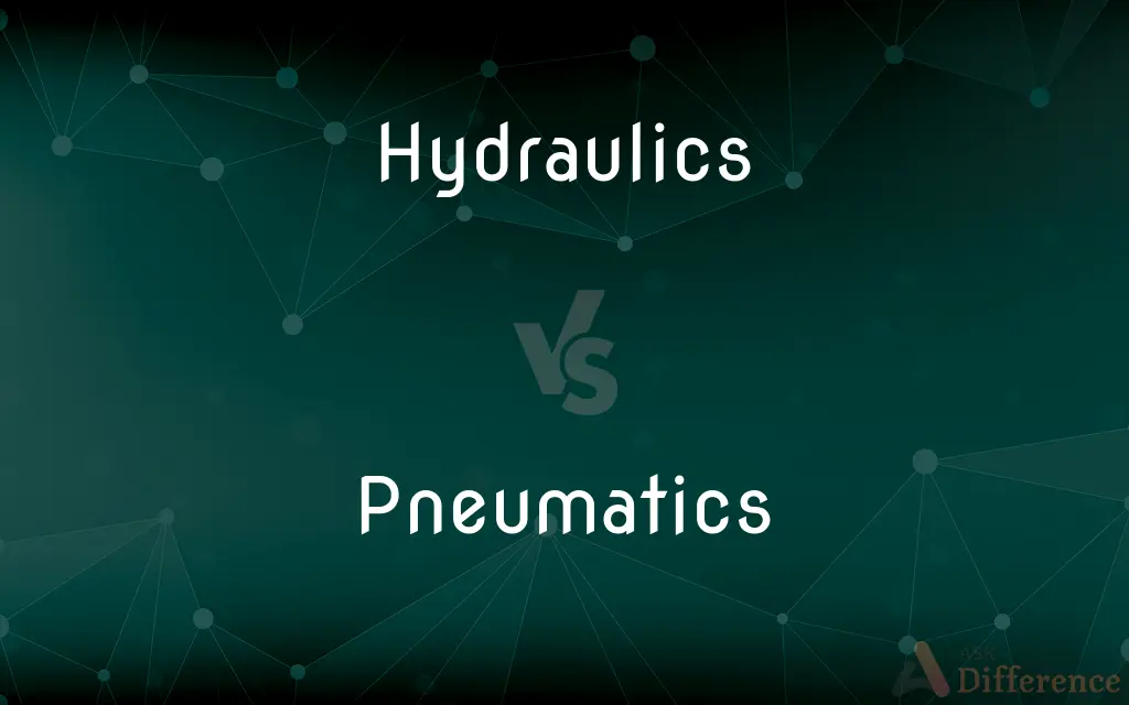 Hydraulics vs. Pneumatics — What's the Difference?