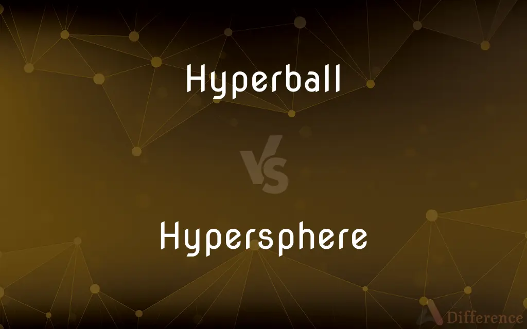 Hyperball vs. Hypersphere — What's the Difference?