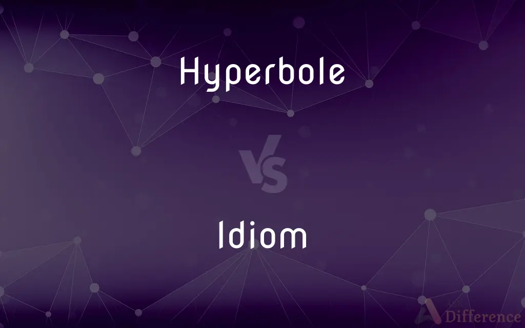 Hyperbole vs. Idiom — What's the Difference?