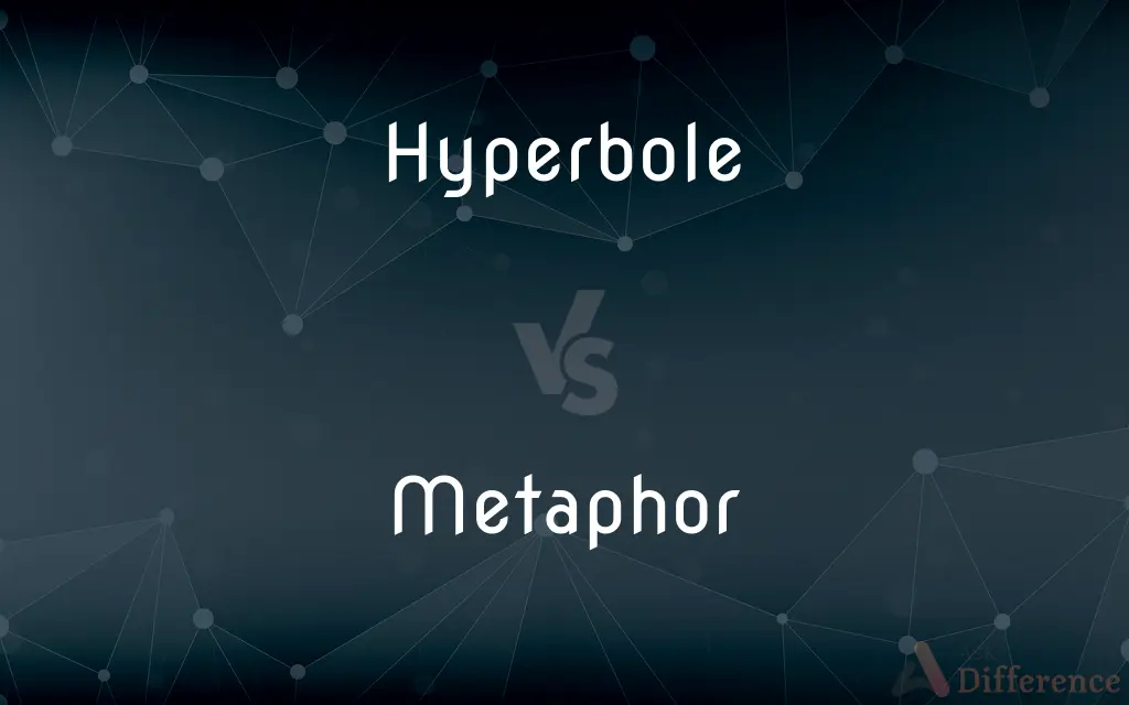Hyperbole vs. Metaphor — What's the Difference?