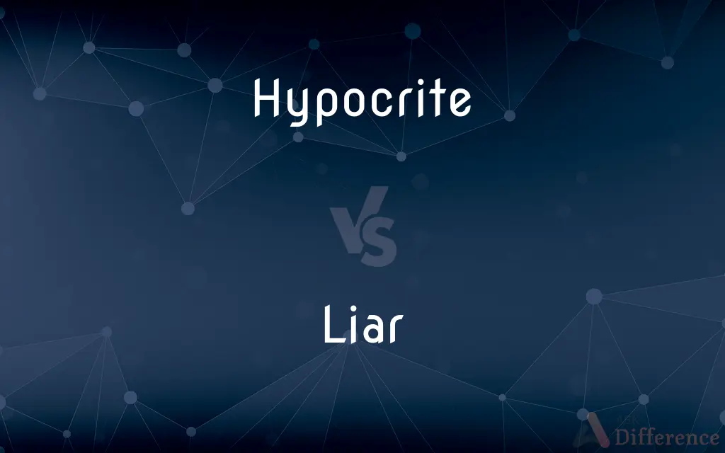 Hypocrite vs. Liar — What's the Difference?