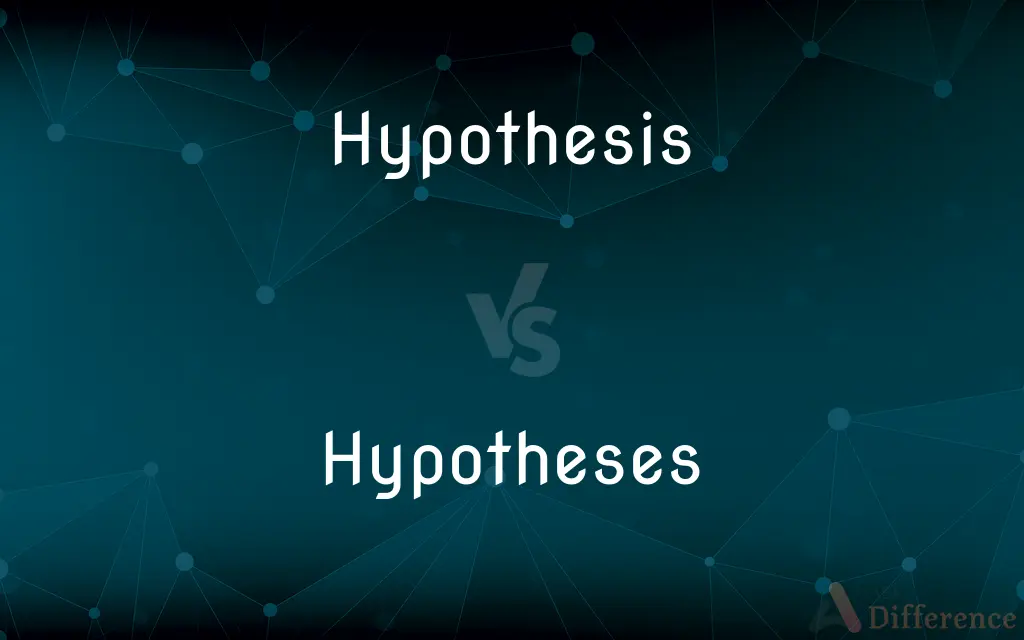 Hypothesis vs. Hypotheses — What's the Difference?