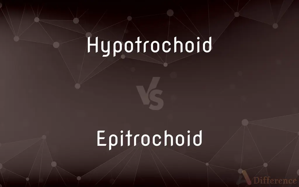 Hypotrochoid vs. Epitrochoid — What's the Difference?