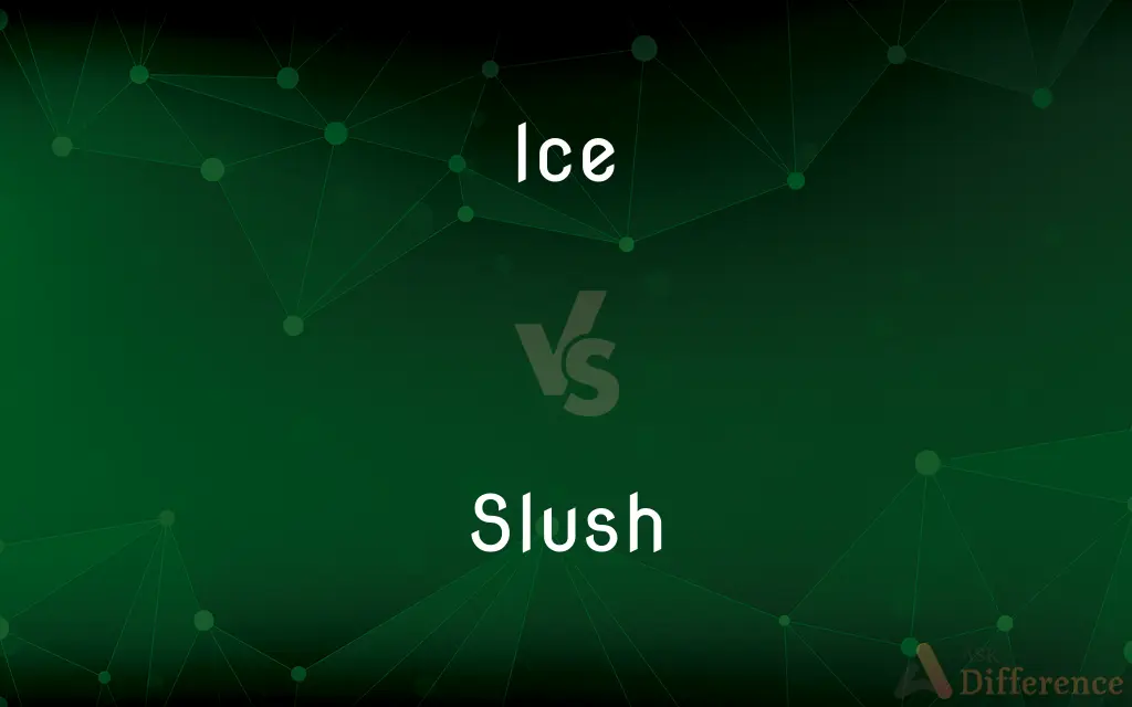 Ice vs. Slush — What's the Difference?