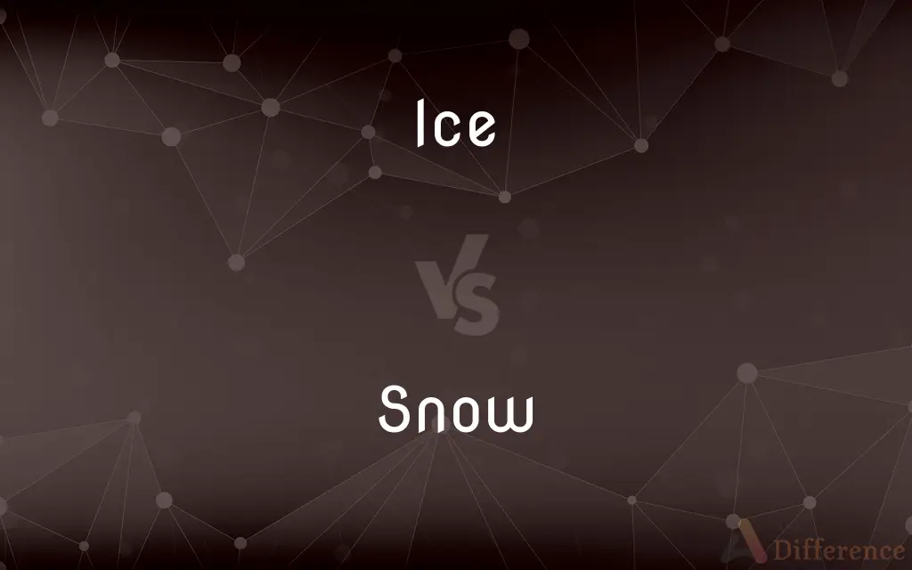Ice vs. Snow — What's the Difference?