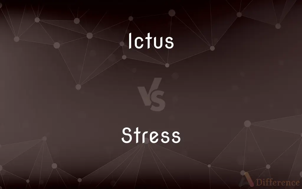 Ictus vs. Stress — What's the Difference?