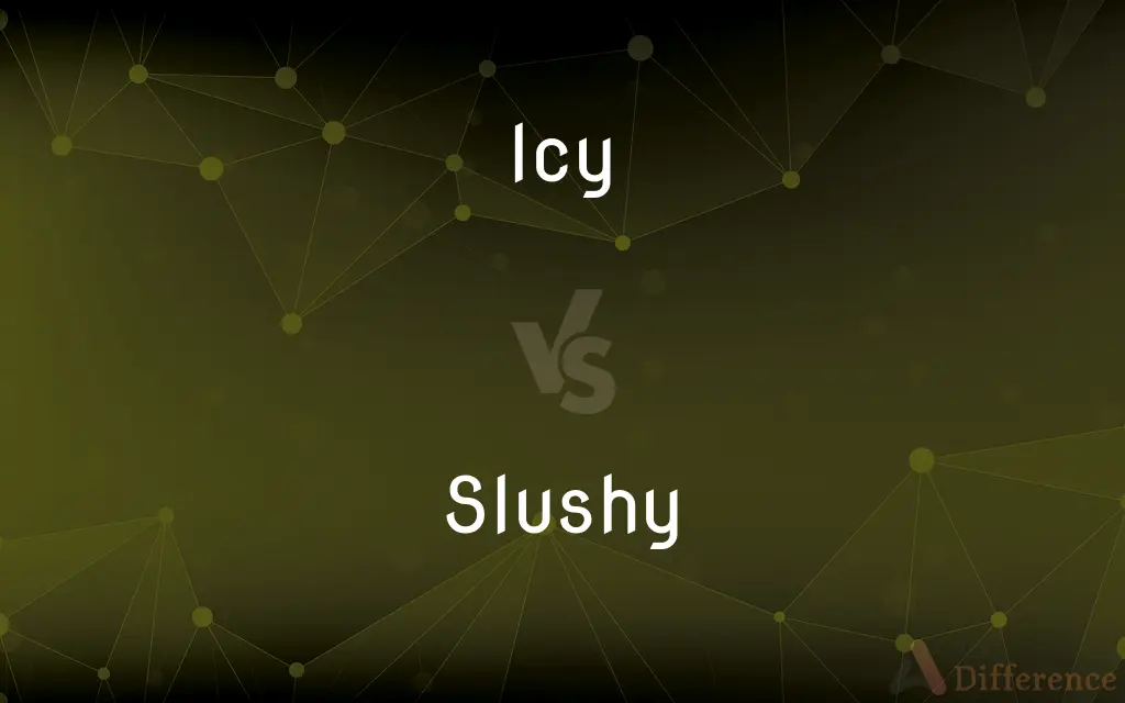 Icy vs. Slushy — What's the Difference?