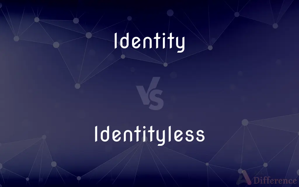 Identity vs. Identityless — What's the Difference?