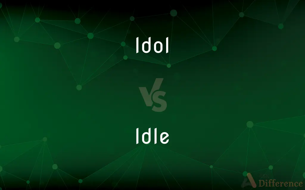 Idol vs. Idle — What's the Difference?