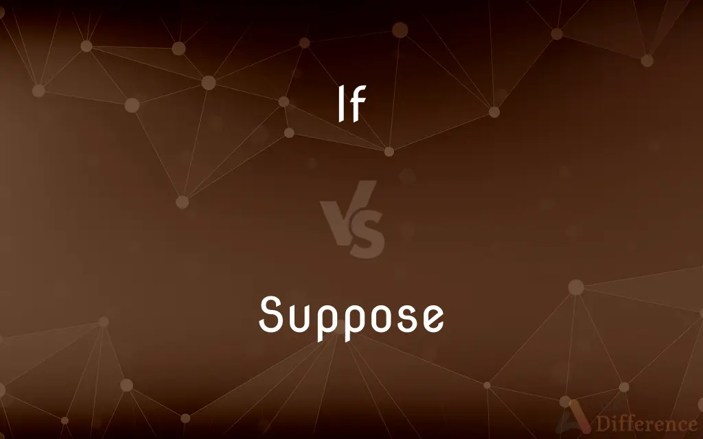 If vs. Suppose — What's the Difference?