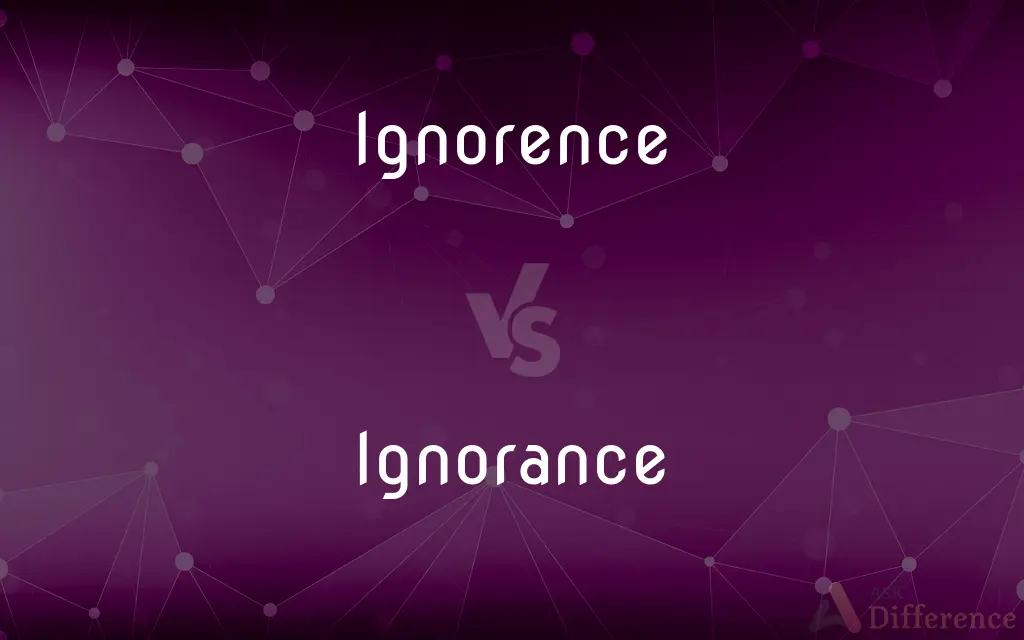 Ignorence vs. Ignorance — Which is Correct Spelling?