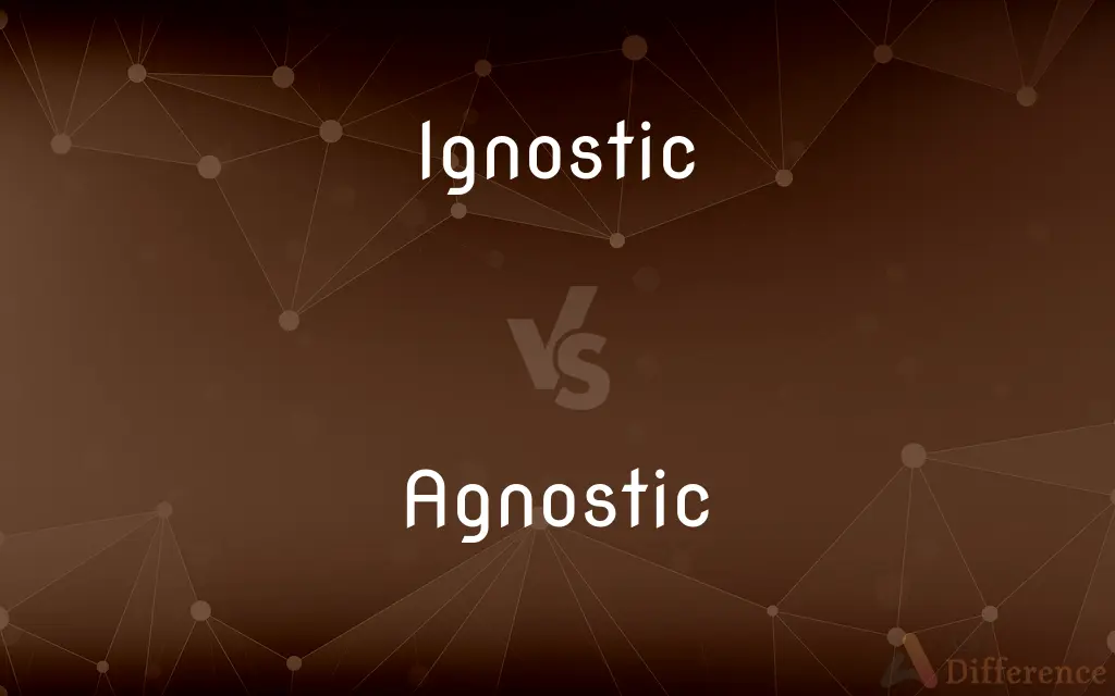 Ignostic vs. Agnostic — What's the Difference?